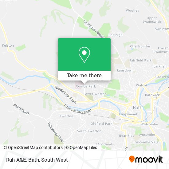 Ruh-A&E, Bath map