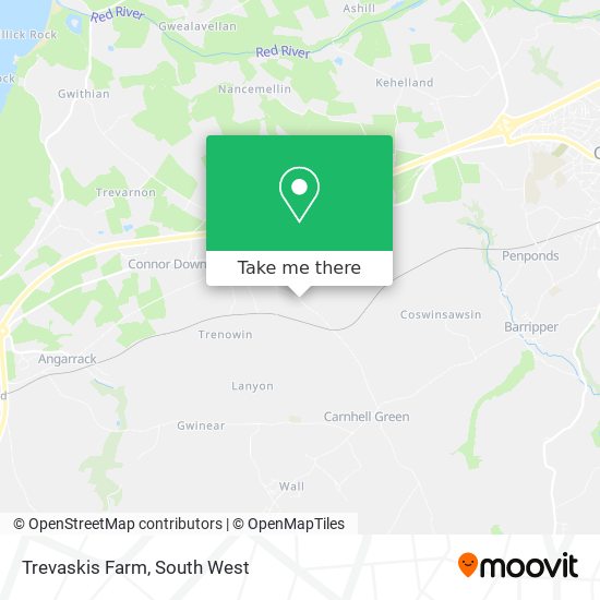 Trevaskis Farm map