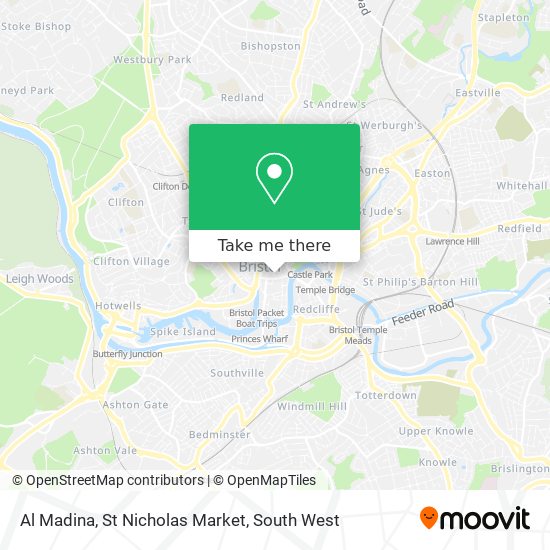 Al Madina, St Nicholas Market map
