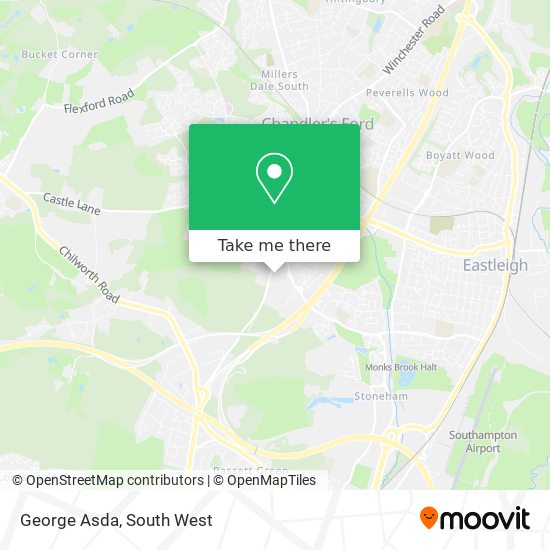 George Asda map