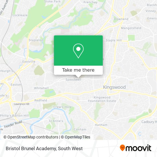 Bristol Brunel Academy map