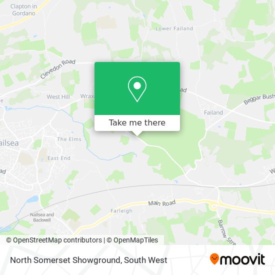 North Somerset Showground map