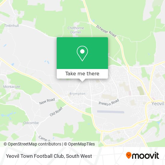 Yeovil Town Football Club map