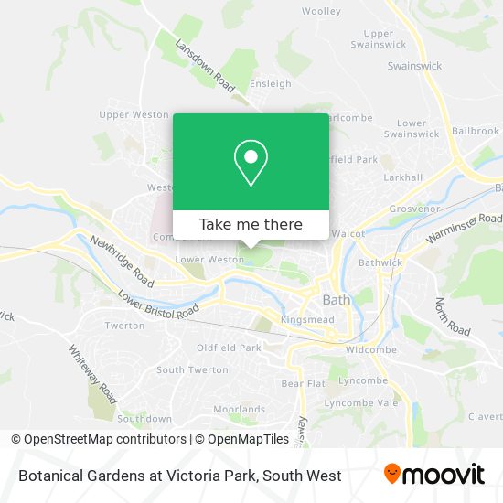 Botanical Gardens at Victoria Park map