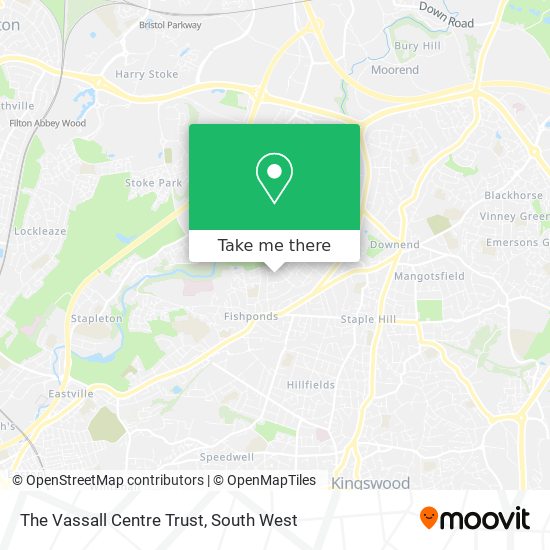 The Vassall Centre Trust map