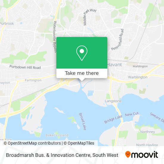 Broadmarsh Bus. & Innovation Centre map