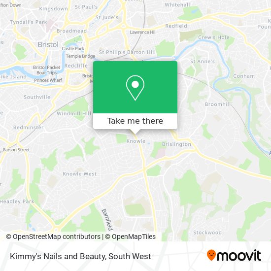 Kimmy's Nails and Beauty map