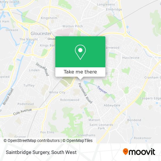 Saintbridge Surgery map