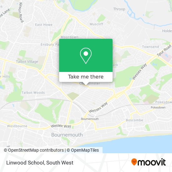 Linwood School map