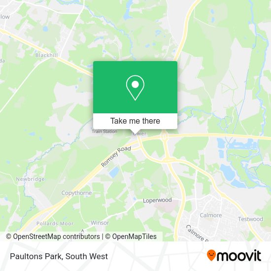 Paultons Park map