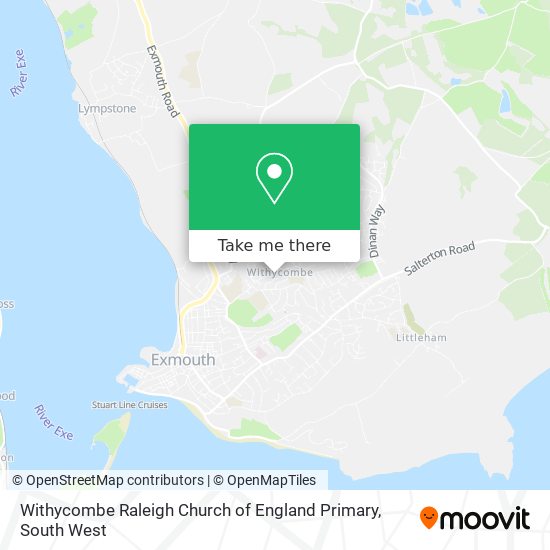 Withycombe Raleigh Church of England Primary map