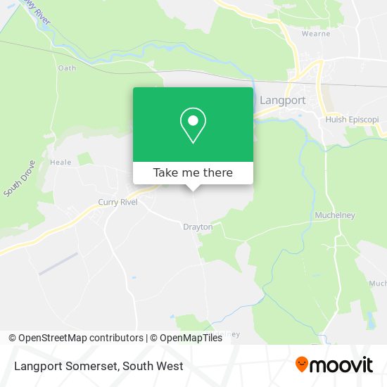 Langport Somerset map