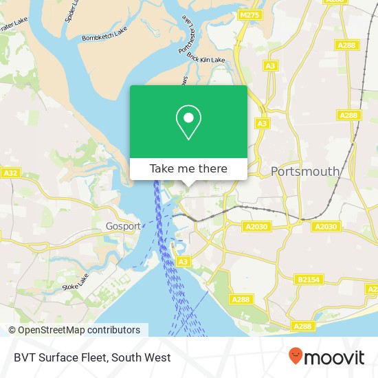BVT Surface Fleet, Admiralty Road Portsmouth Portsmouth PO1 3 map