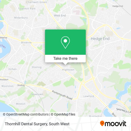 Thornhill Dental Surgery map