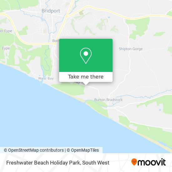 Freshwater Beach Holiday Park map