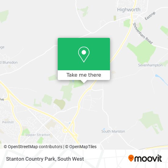 Stanton Country Park map