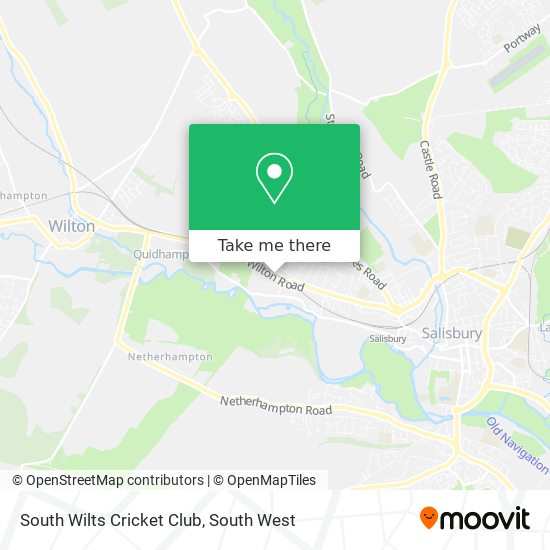 South Wilts Cricket Club map