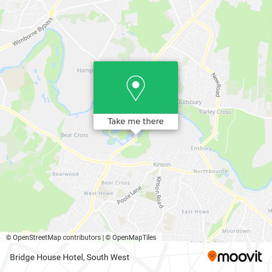 Bridge House Hotel map