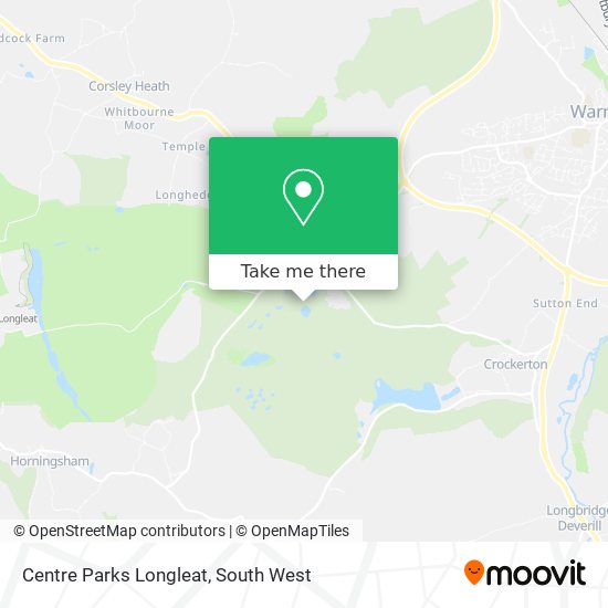Centre Parks Longleat map