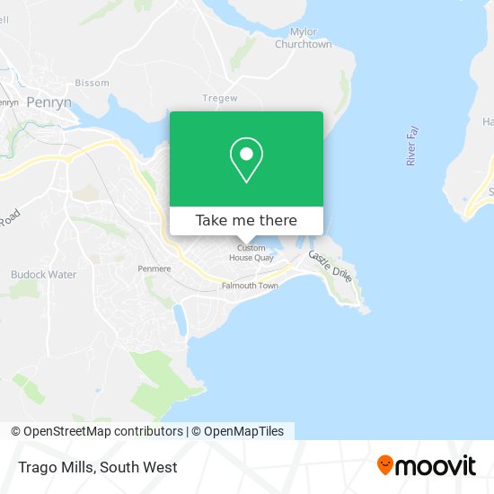 Trago Mills map