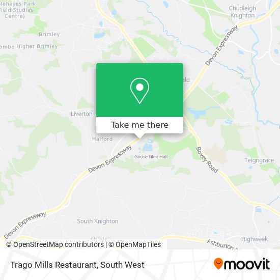 Trago Mills Restaurant map