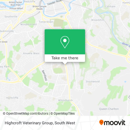 Highcroft Veterinary Group map