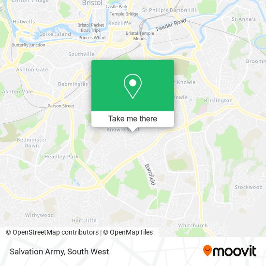 Salvation Army map