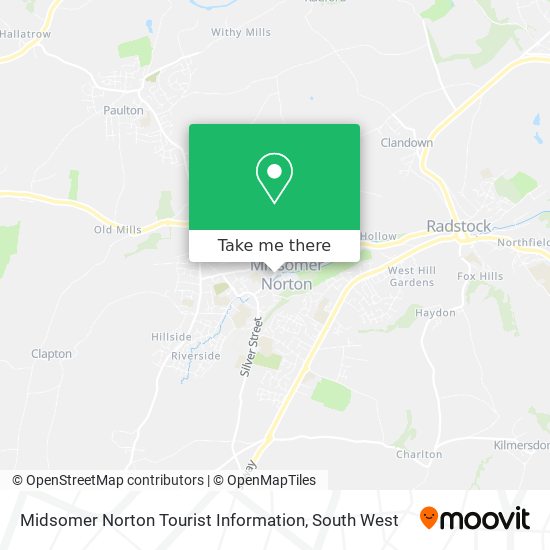 Midsomer Norton Tourist Information map