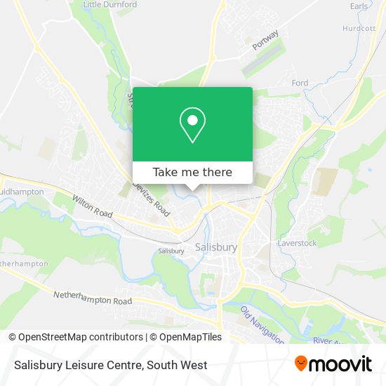 Salisbury Leisure Centre map