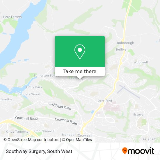 Southway Surgery map