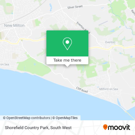 Shorefield Country Park map