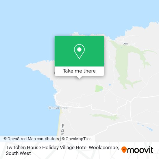Twitchen House Holiday Village Hotel Woolacombe map