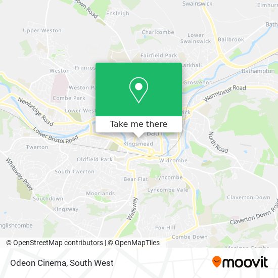 Odeon Cinema map