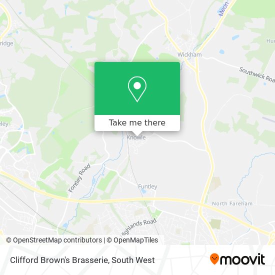 Clifford Brown's Brasserie map