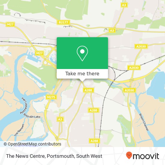The News Centre, Portsmouth map