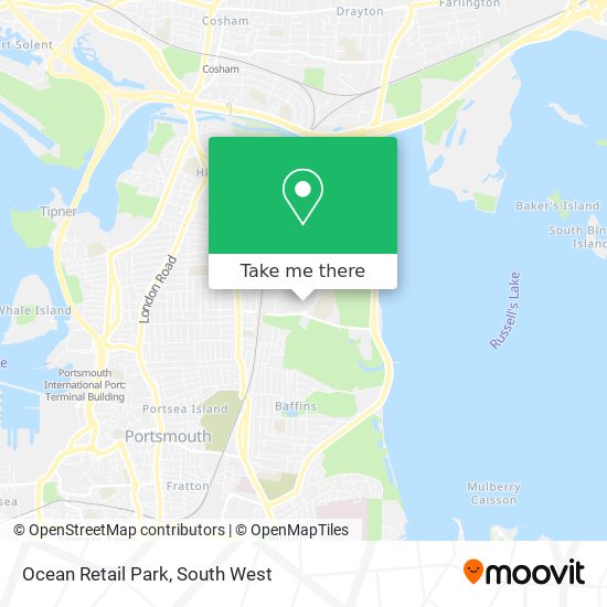 Ocean Retail Park map