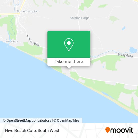 Hive Beach Cafe map