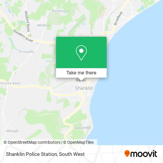 Shanklin Police Station map