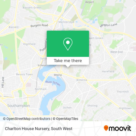 Charlton House Nursery map