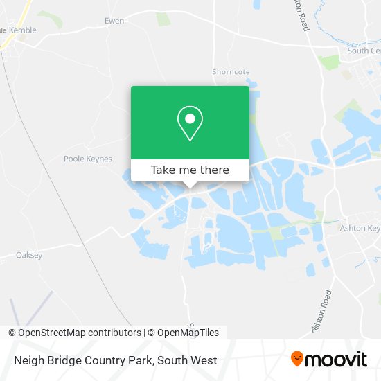 Neigh Bridge Country Park map