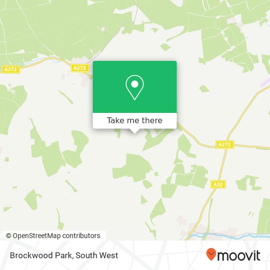 Brockwood Park map