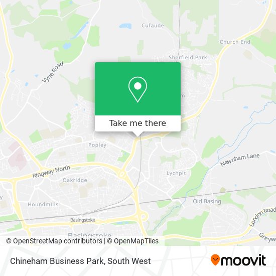 Chineham Business Park map
