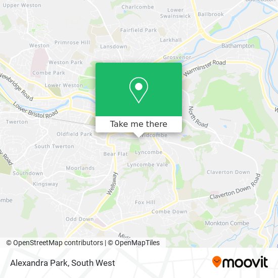 Alexandra Park map