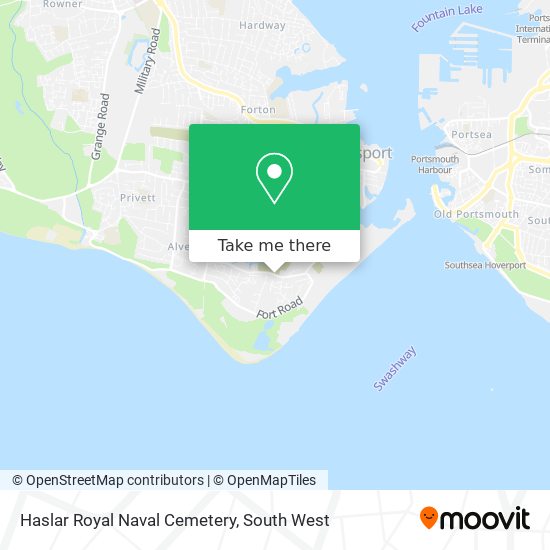 Haslar Royal Naval Cemetery map