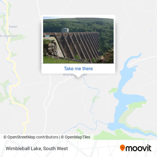 Wimbleball Lake map