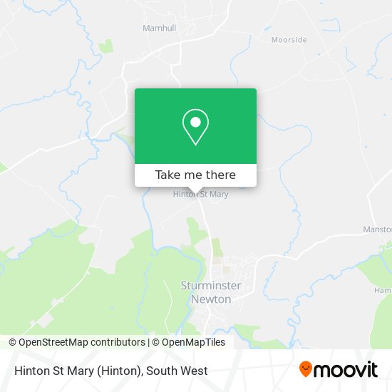 Hinton St Mary map