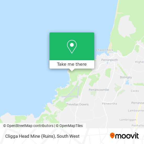 Cligga Head Mine (Ruins) map