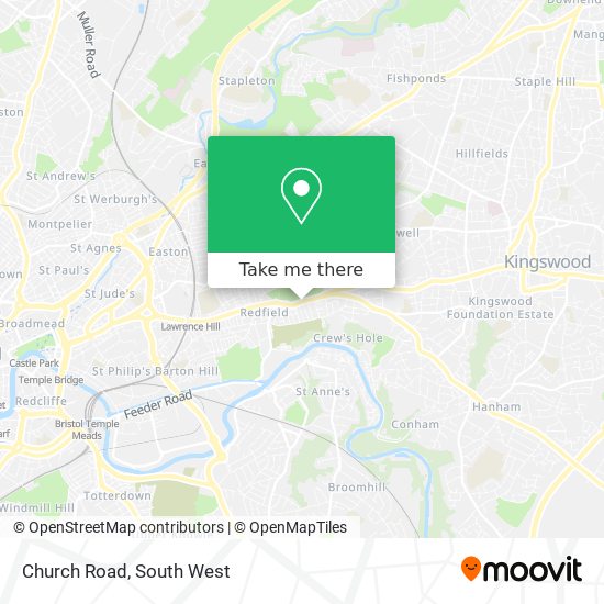 Church Road map
