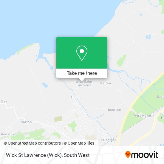 Wick St Lawrence map