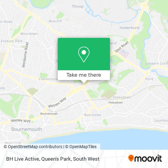 BH Live Active, Queen's Park map